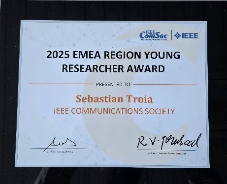 IEEE ComSoc EMEA Outstanding Young Researcher Award 2025