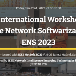 The 2nd edition of the Edge Network Softwarization workshop will be co-located with NetSoft 2023